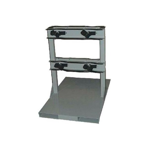 Justrite Forklift Pallet Stand, 24"W x 36"D x 34"H, 4 Cylinder Capacity 35232 - main